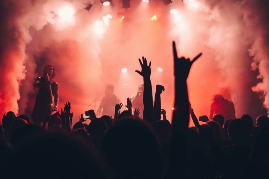 people in concert