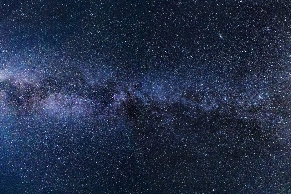 A breathtaking view of the starry night sky showcasing the Milky Way galaxy. Perfect for celestial themes.